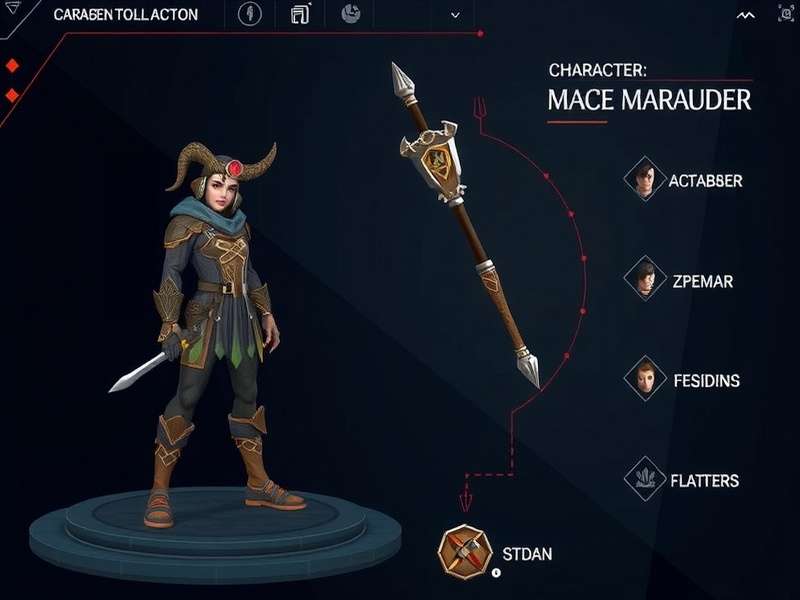 Mace Marauder gameplay screenshot showing character in action