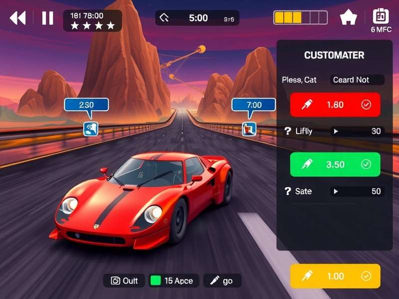 Track Titans racing strategy illustration