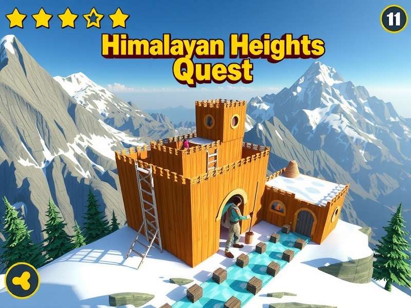 Himalayan Heights Quest story scene with characters