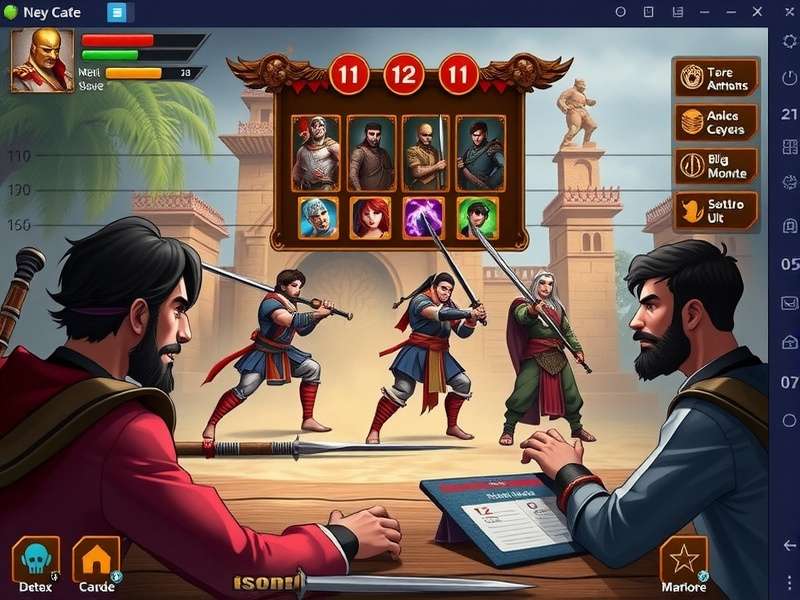 Mysore Warrior Force development team working on game design