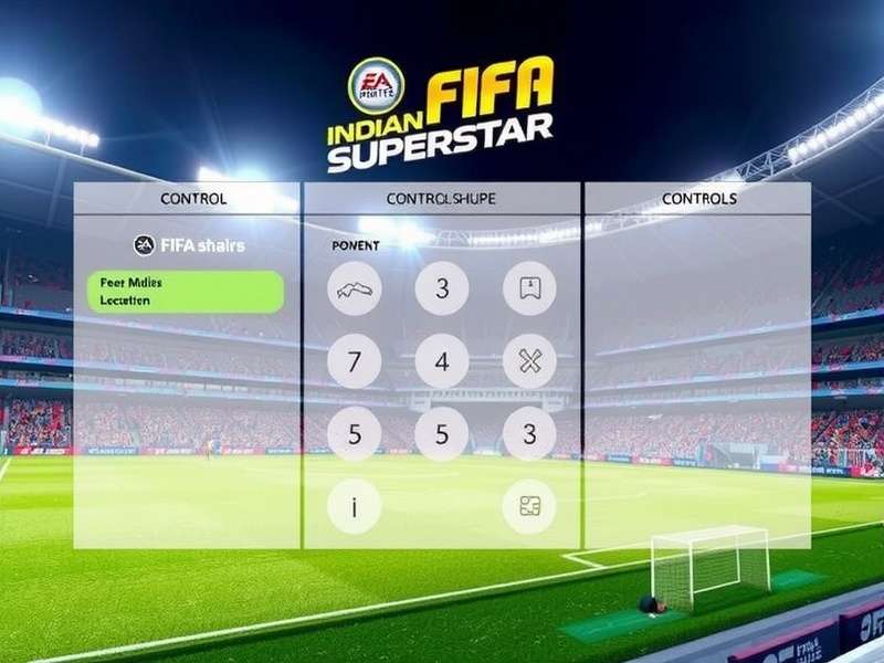 FIFA Indian Superstar control scheme illustration