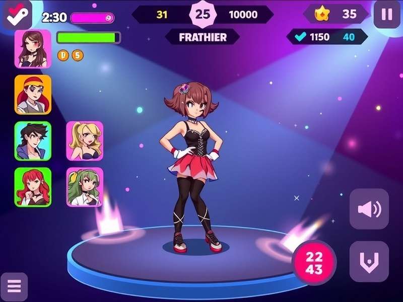 Dunkin Diva Hero multiplayer match in progress