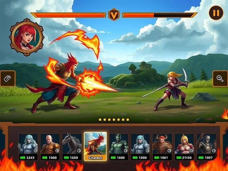 Fire Victor Y Legend character roster showing diverse heroes