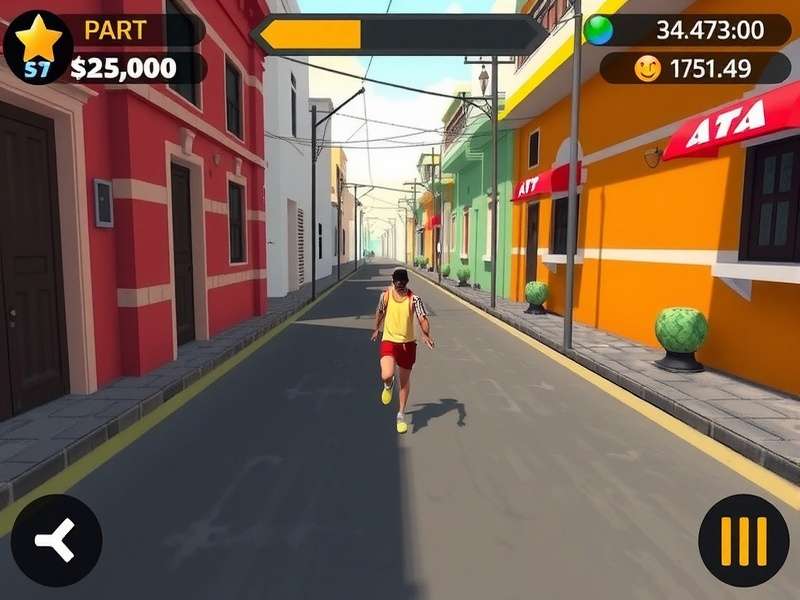 Margao Swift Marathoner strategy guide showing optimal path through obstacles