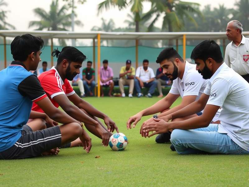 Early Margao Ace Attackers tournament in Goa showing passionate players