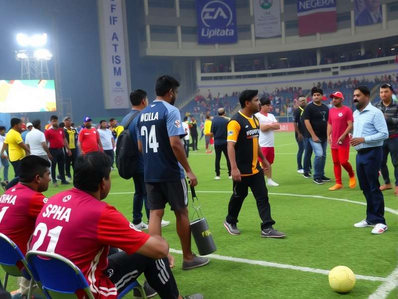 Kolkata FIFA Legend tournament scene with enthusiastic gamers