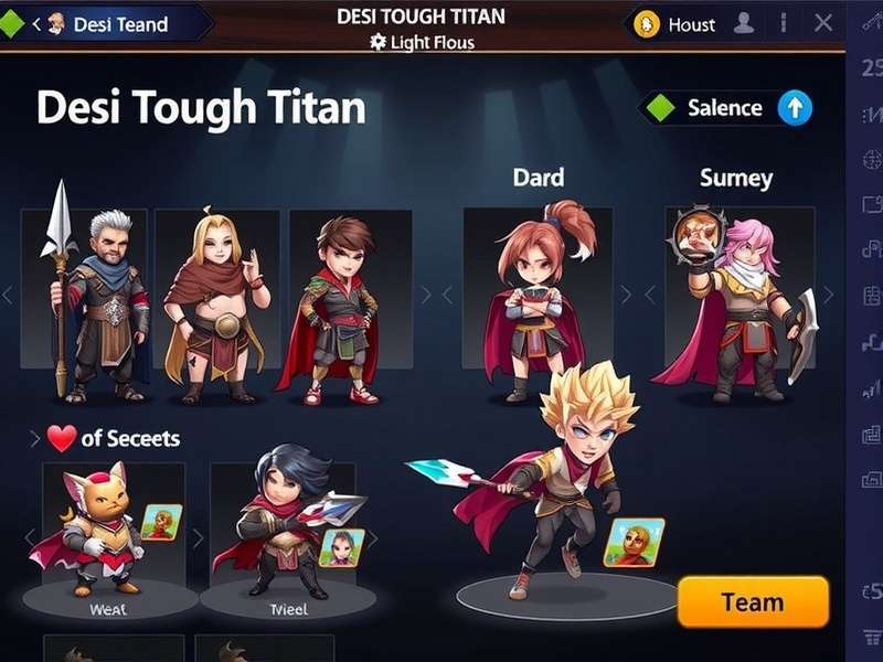 Desi Tough Titan character lineup showing diverse heroes