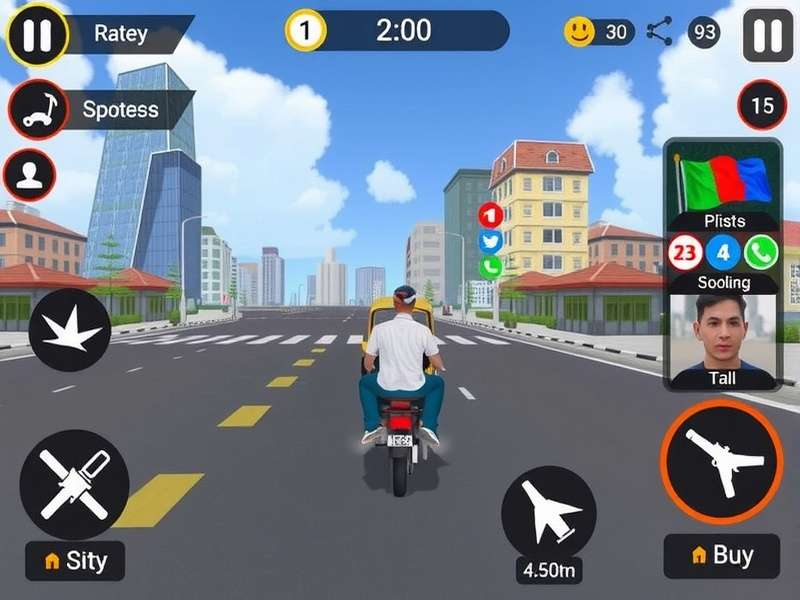 Tuk Tuk Grand Master city navigation