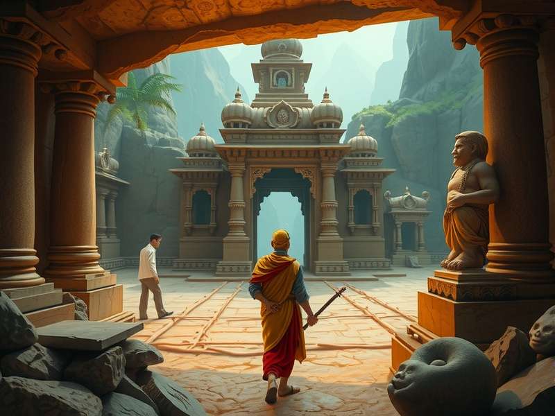 Mystic Maze India feature overview showing multiple game elements