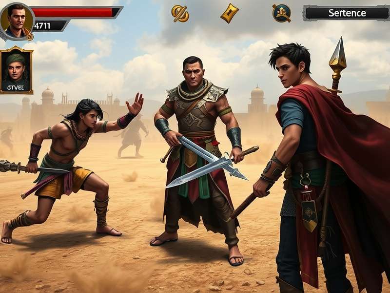Mysore Warrior Force character selection screen showing diverse warriors