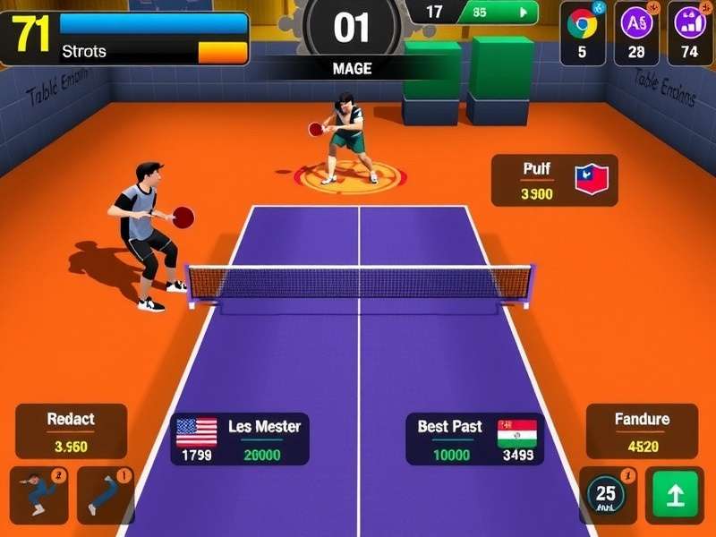 Bharat TT Warriors tournament bracket showing competitive matchups