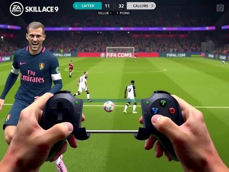 FIFA Skill Ace 9 Ultimate Team squad building interface