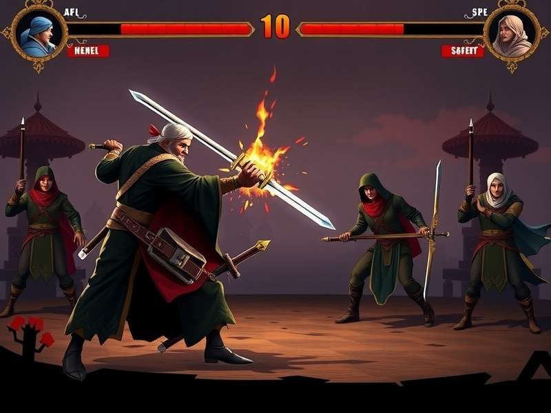 Assam Sabre Showdown character selection screen