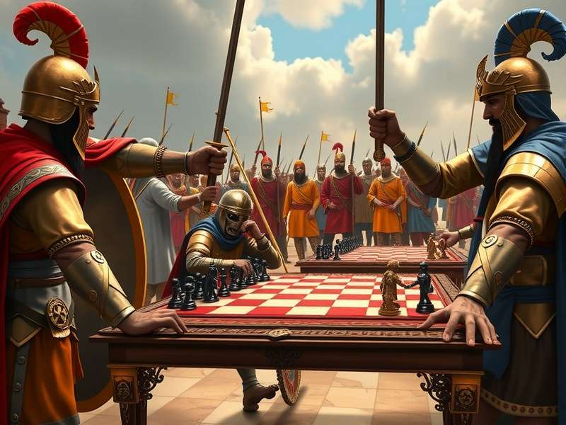 Modern Supreme Sikh Chess Gladiator tournament gameplay