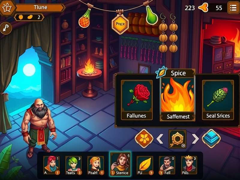 Stormy Spice King character roster showing diverse traders