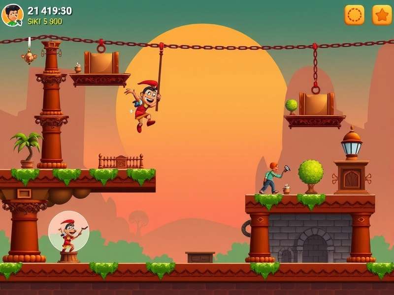Indian Jump Saga development team working on game design