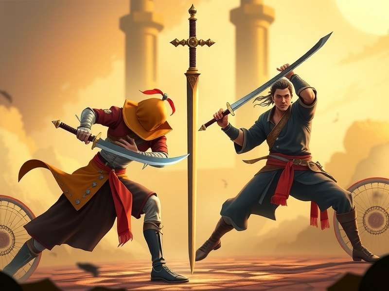 Assam Sabre Showdown gameplay screenshot showing intense sword combat