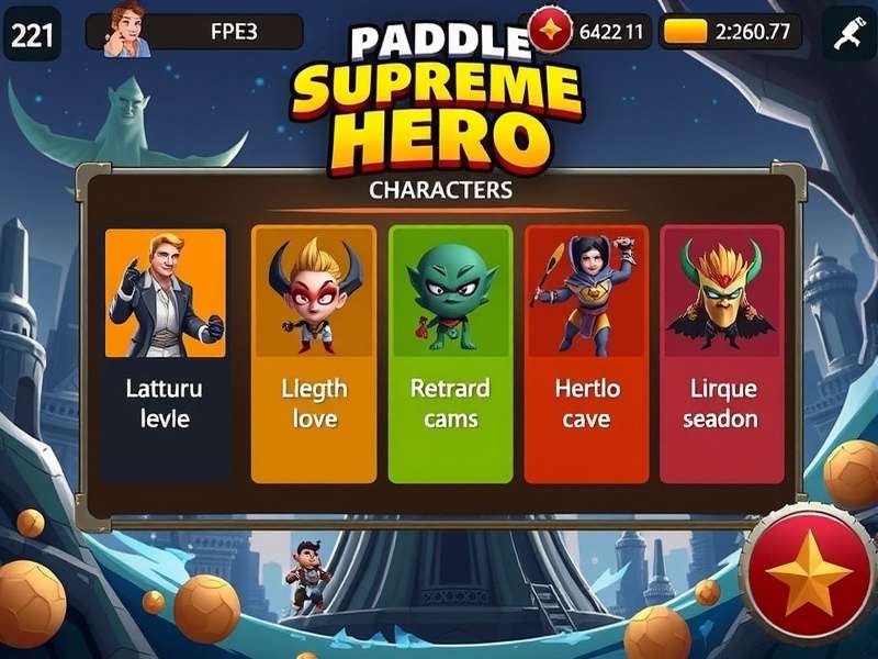 Paddle Supreme Hero character abilities showcase