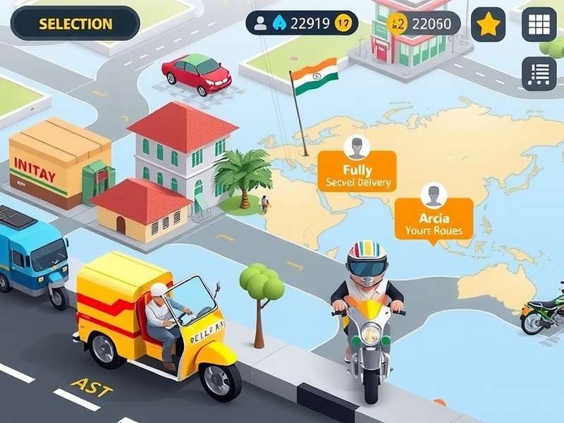 Swift Delivery Pro Hero strategy map showing optimal delivery routes