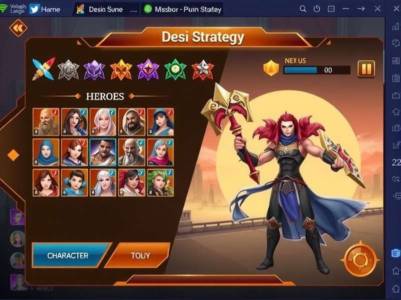 Desi Tough Titan team strategy illustration showing character synergies