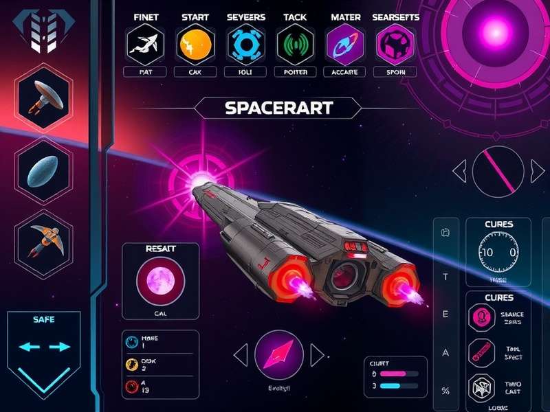 Saffron Galaxy Explorer user interface and control panel