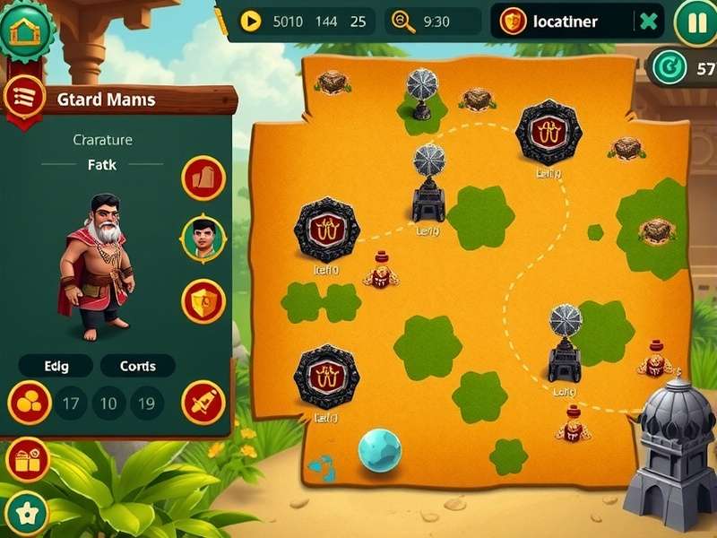 Lucky Gold Odyssey gameplay screenshot showing Indian-themed environment