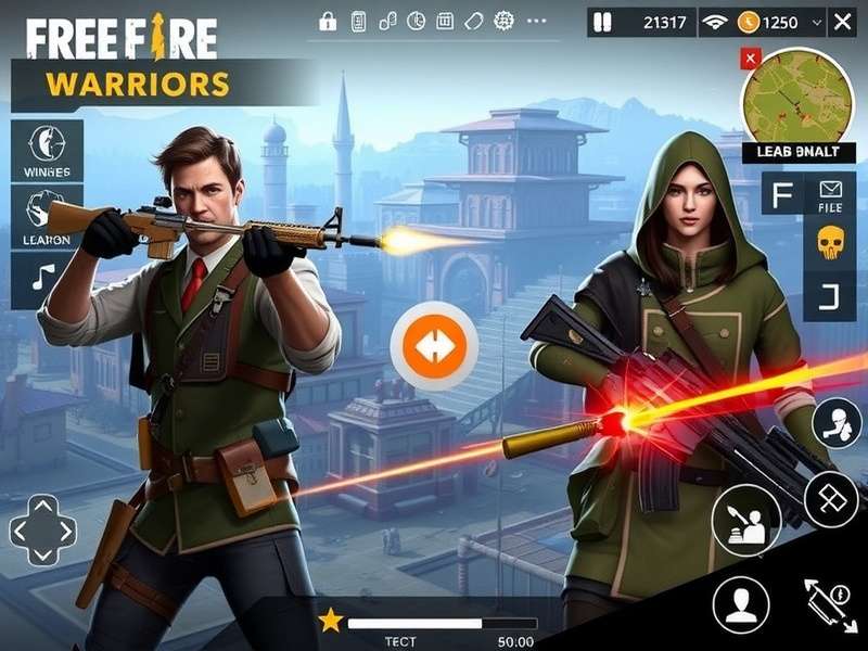 Free Fire Warzone Warriors strategic map positioning