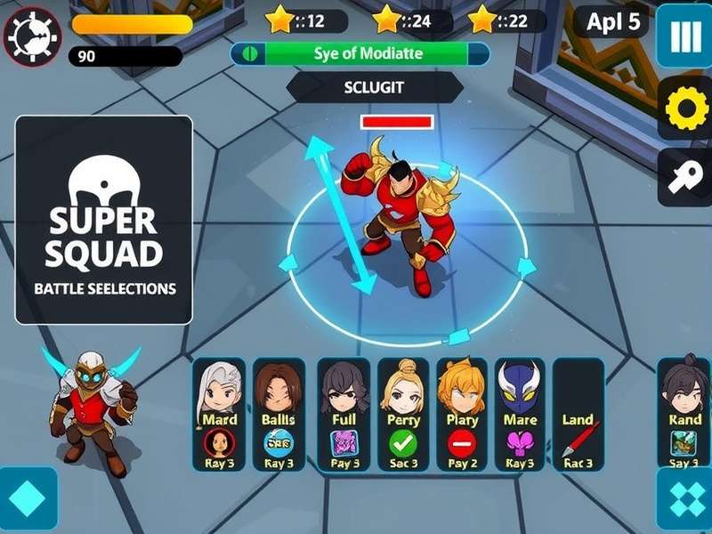 Assam Super Squad character selection screen showing diverse hero roster