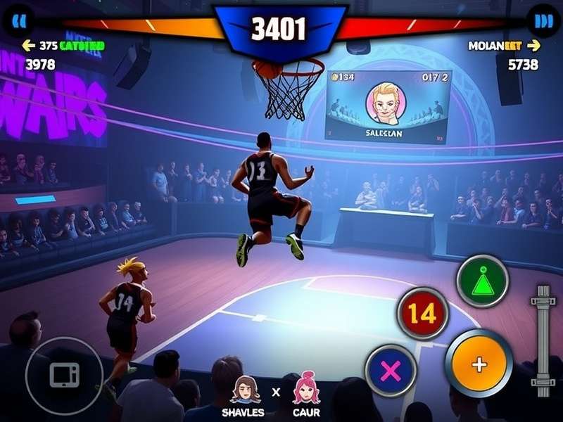 Dunk Drill Warriors character customization and progression screen