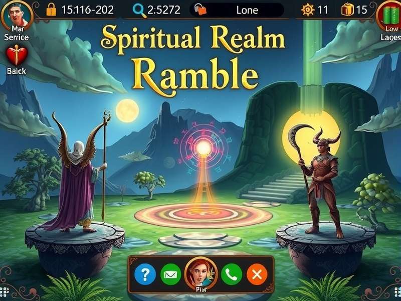 Spiritual Realm Ramble mythological characters artwork