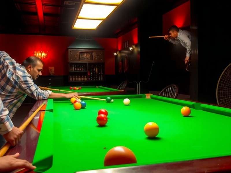 Advanced shot technique demonstration in Kolkata Pool Dominator