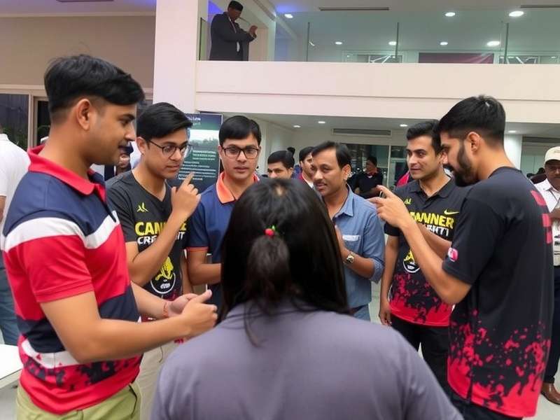 Mangalore Mighty Warriors team celebration after tournament victory