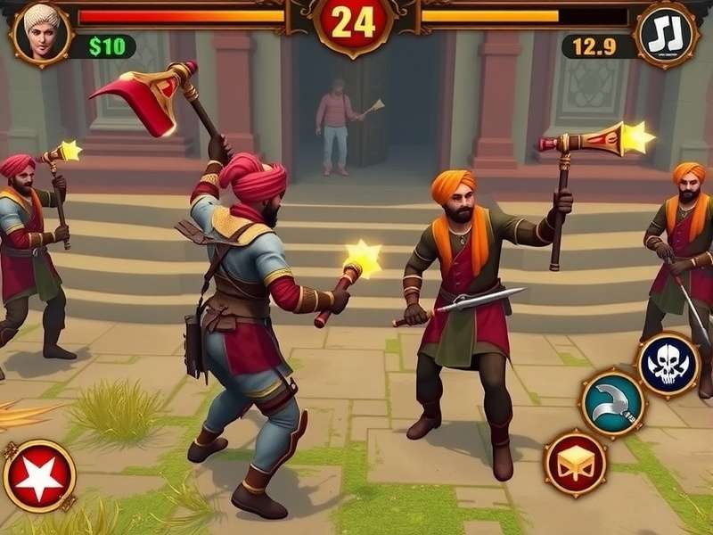 Legendary Sikh Mace combat mechanics demonstration