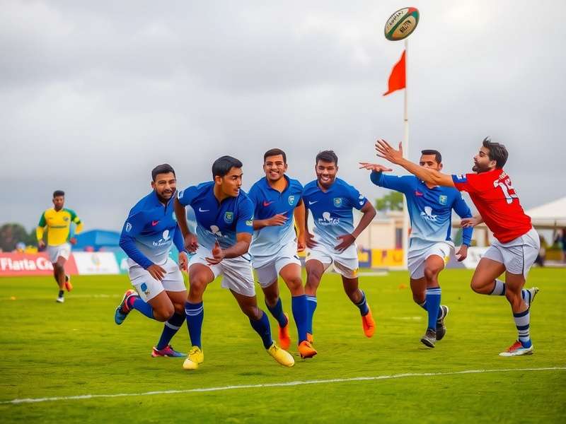 Captain Arjun Mehta leading the Indian Rugby Royals