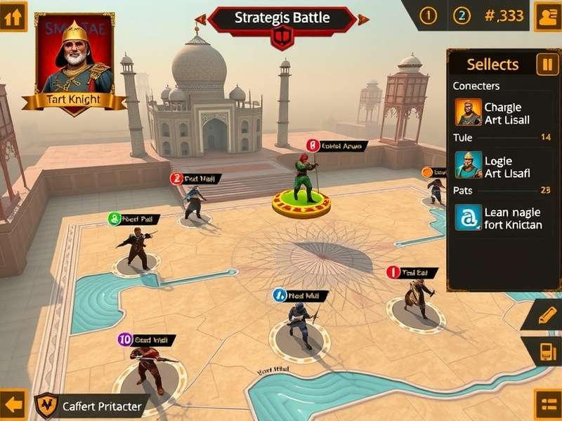 Taj Mahal Fort Knight battle strategy map