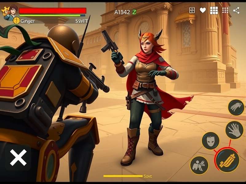 Ginger Swift Soldier gameplay screenshot showing character in action