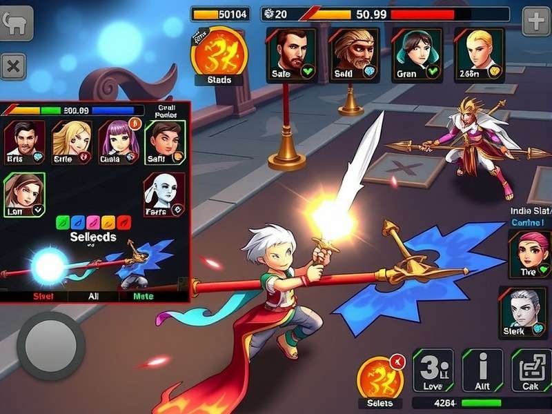 Indian Slam Sovereign battle scene demonstrating strategic combat