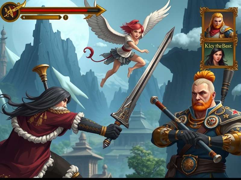 Dignified Mace Slayer gameplay screenshot showing epic combat