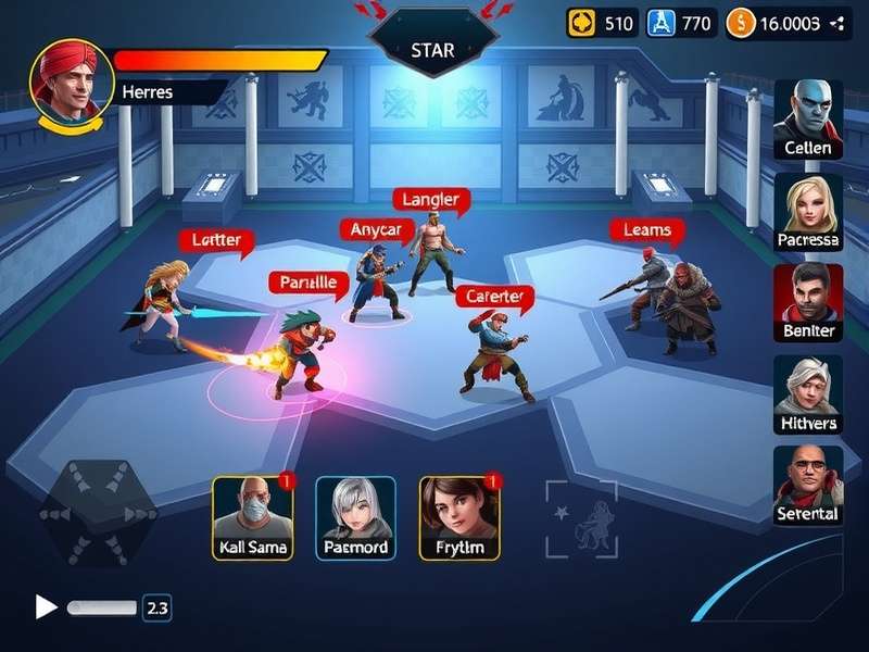 Assam Super Squad gameplay screenshot showing character selection and battle interface