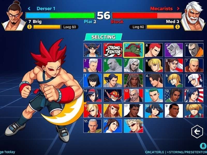 Strong Fighter combat mechanics demonstration