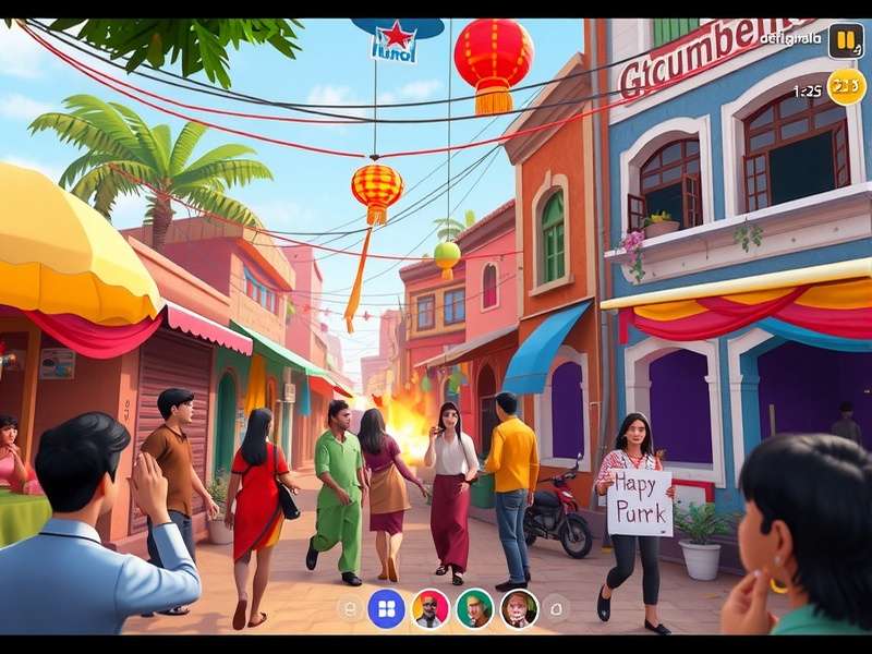 Nagpur Nifty Neighborhood festival celebration scene