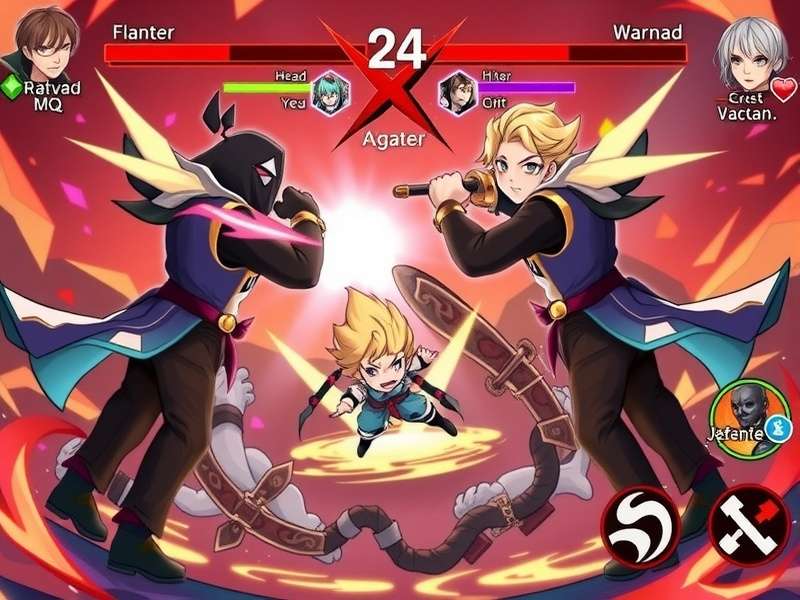 Raging Champion X character selection screen