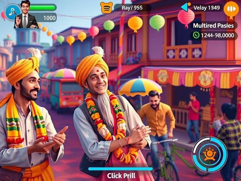 Multiplayer interaction in Nagpur Nifty Neighborhood