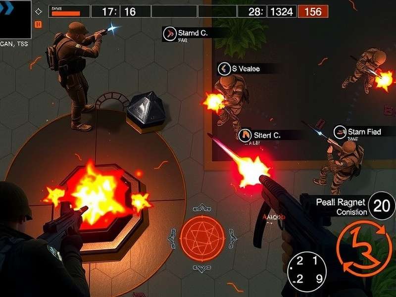 Warzone Commando gameplay screenshot showing intense combat