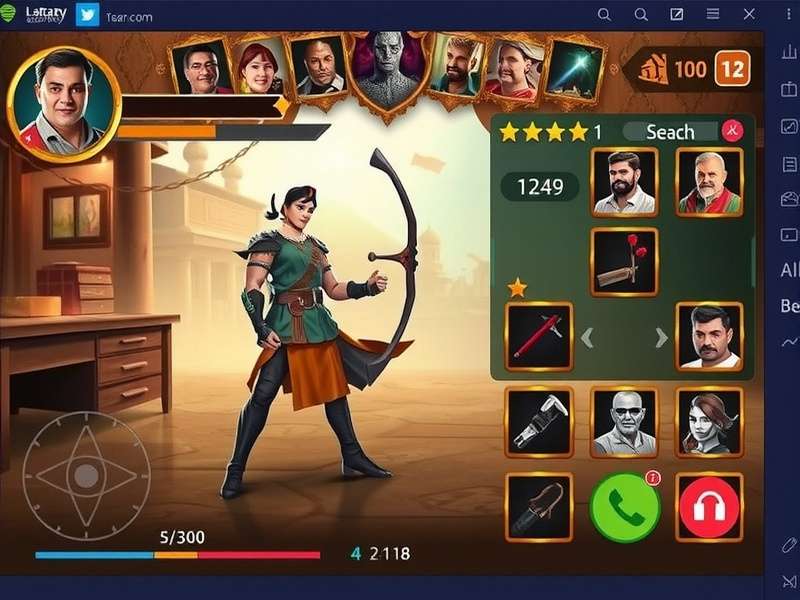 Karnataka Strong Avenger character customization screen