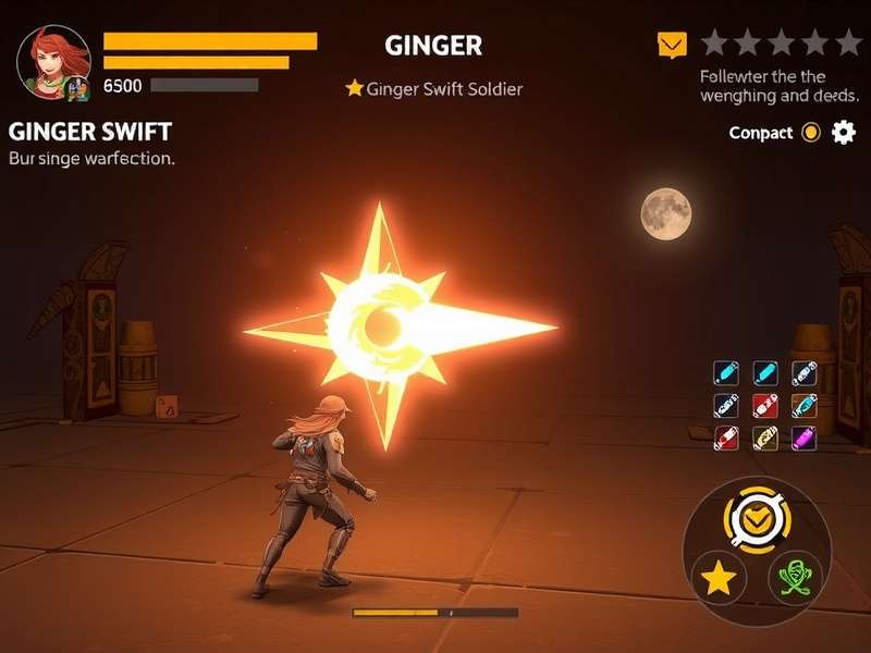 Ginger Swift Soldier character customization interface
