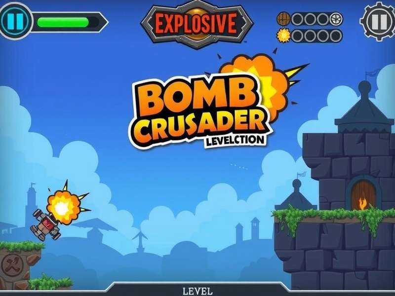 Bomb Crusader level selection screen