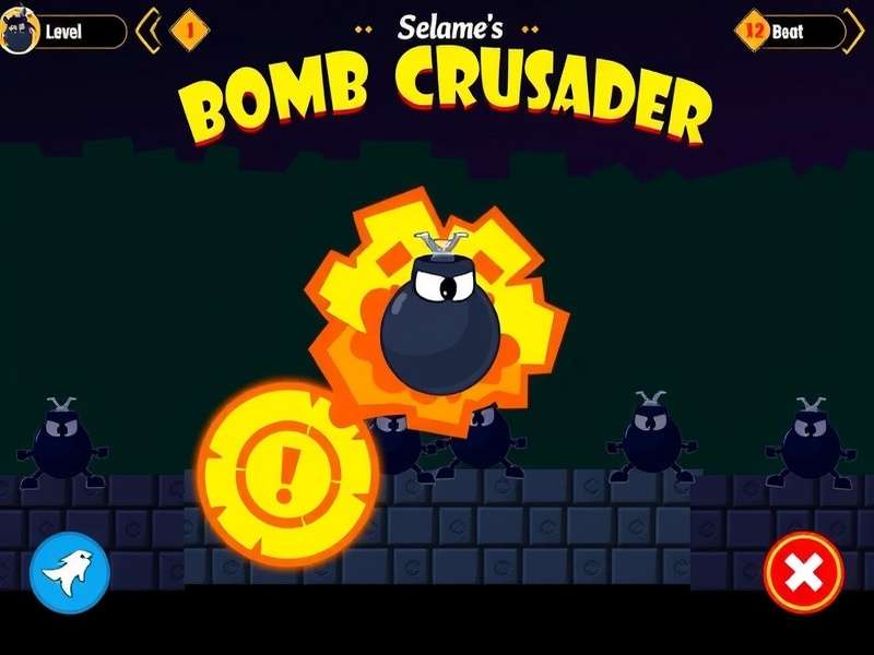 Bomb Crusader character selection screen