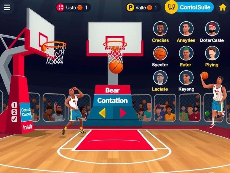 Indian Slam Dunkers control scheme illustration