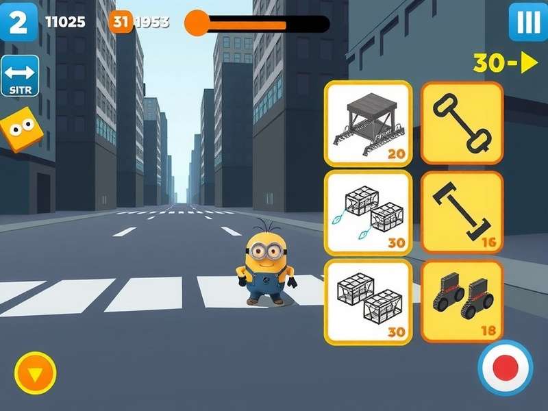 Minion Urban Rush strategy guide showing obstacle patterns